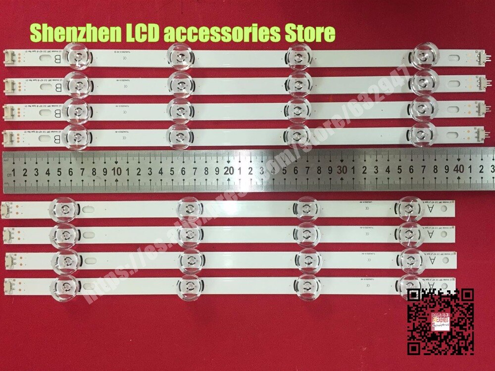 8 piece/lot FOR Backlight Array LED Strip Bar LG 42LB585V 42LB550V 42LB561V 42LB630V 4PCS A+ 4PCS B