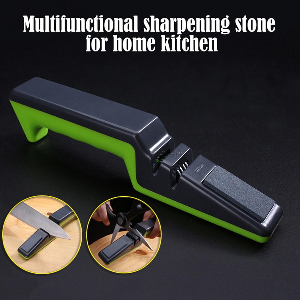 Sacapuntas con manilla Manual de Premium para cocina, herramienta para tijeras, Cuchillos con Base antideslizante empaquetado en caja, x 28x45mm, 1 ud.