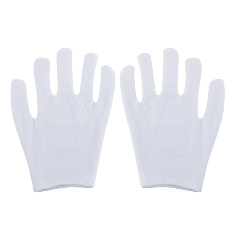 White Cotton Ceremonial Gloves For Male Female Serving / Waiters / Drivers / Jewelry/baseball Gloves Inspection Work Gloves