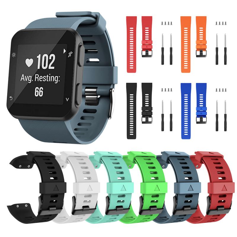 Silizium Sport Armband Für Garmin Forerunner 30 Smart Armband Uhr Band Strap Ersatz Für Garmin Forerunner 35