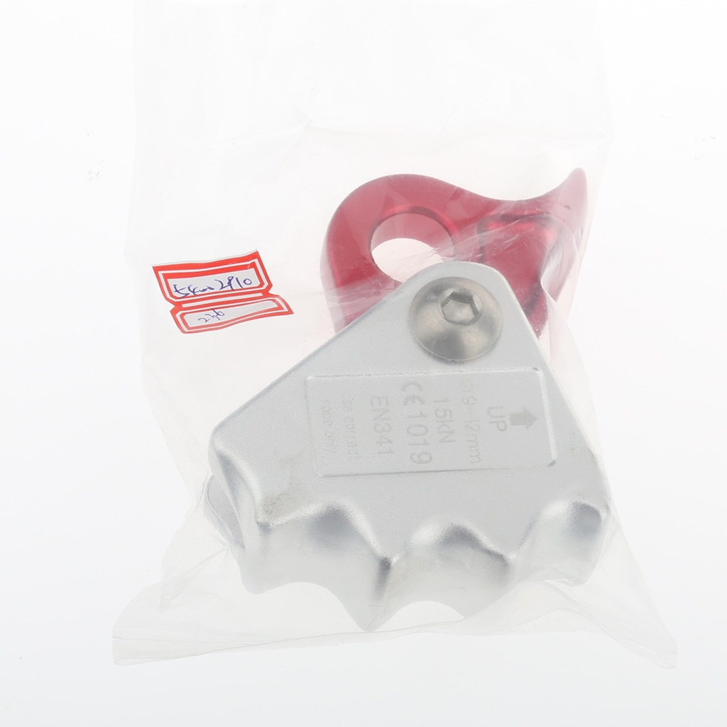 15KN Rock Climbing Ascender Rope Grab Ultralight Fall Protection Belay Device Ropes Riser Adjuster Gear for Outdoor