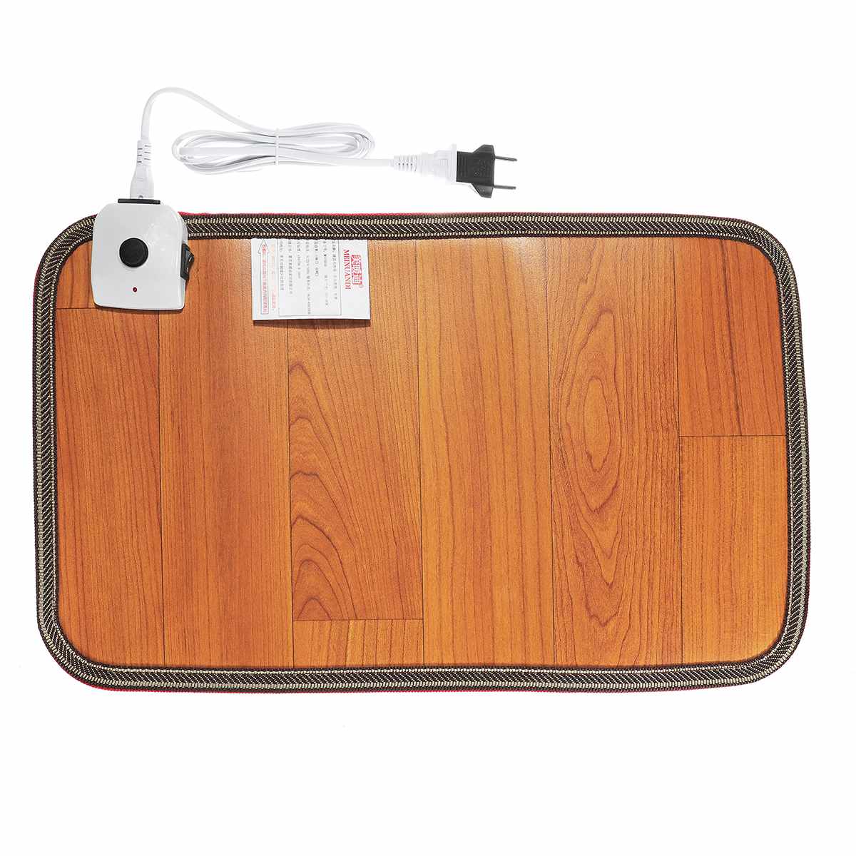 Electric Heating Mat Foot Feet Warmer Office Warm Feet Thermostat Heating Pad Home Heated Floor Carpet 50x30cm / 55x50cm: 50x30cm