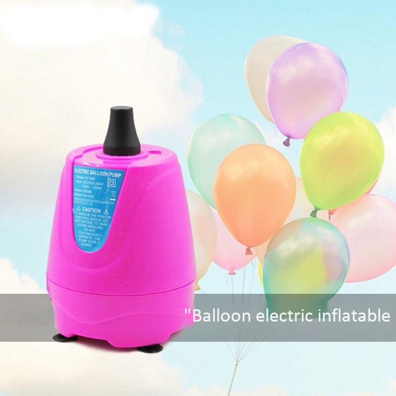 Portable Electric Balloon Inflator Pump Air Compressor Inflatable Machine Electric Balloon Air Blower--EU Plug