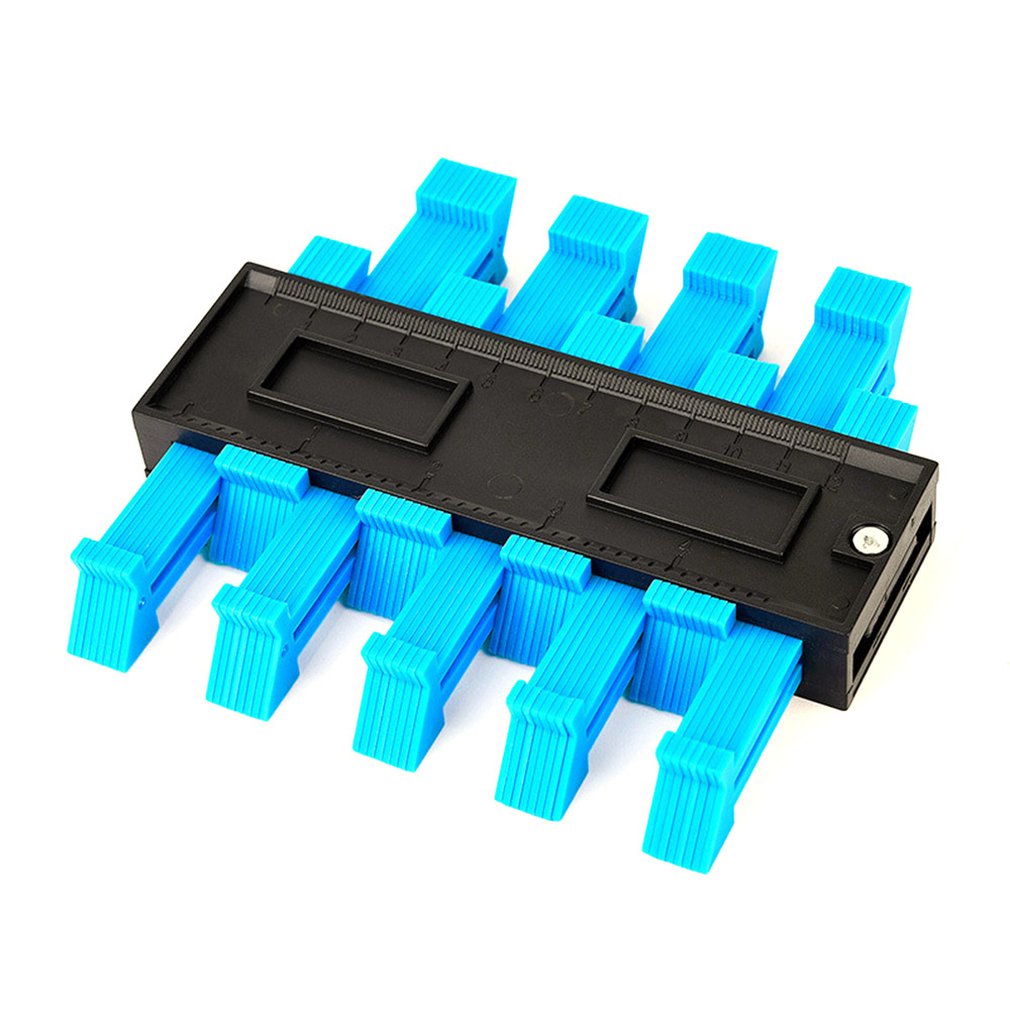 5-inch Profilometer Universal Angle Ruler Flat Laminate Tile Edge Forming Measuring Ruler Wood Marking Universal Tool