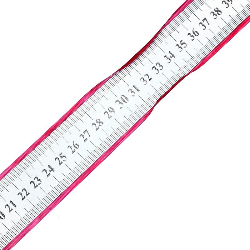 Stainless Steel Double Side Measuring Straight Edge Ruler 60cm/24", Silver