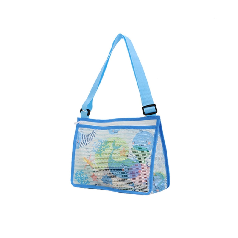 1 Pc Children Summer Toy Packed Bag Zipper Bag Lovely Pattern Baby Travel Storage Bag: whale