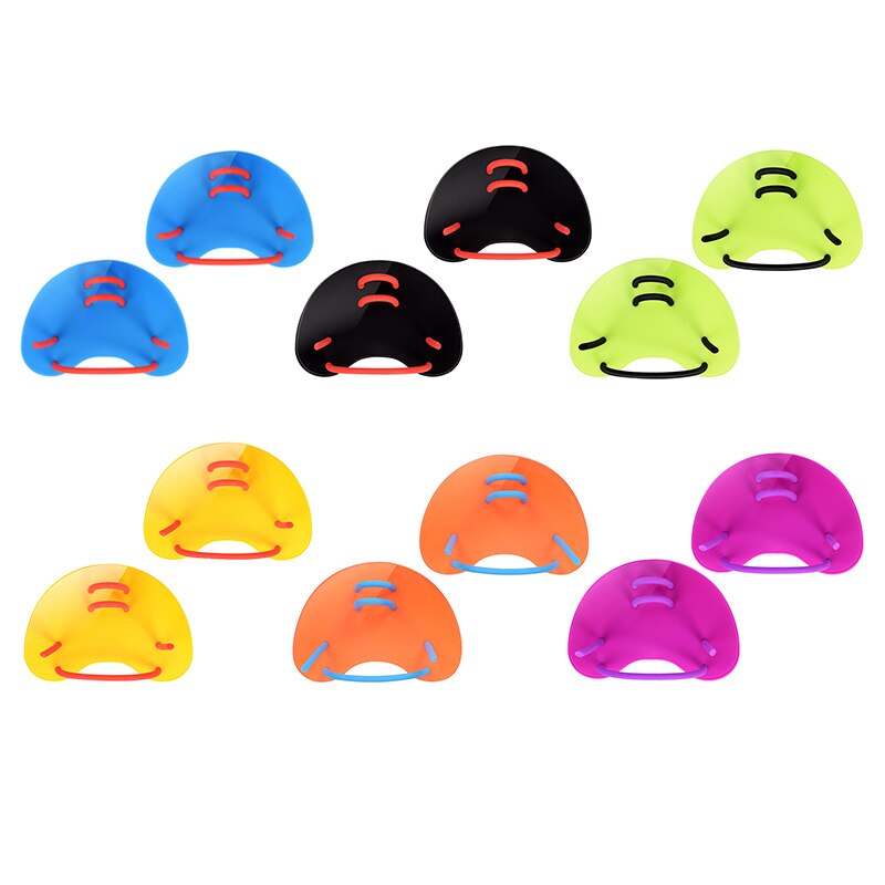 Schwimmen Paddel Silikon Tauchen Hand Paddel Schwimmhäute Handschuhe Einstellbar PP Netz Handschuhe Tauchen Ausbildung Hand Flosse