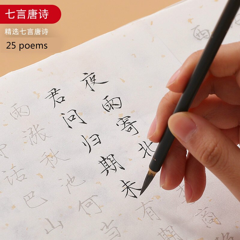 Xuan Paper Calligraphy Copybook Calligraphy Copybooks Set Song Huizong's Thin Gold Style Brush Caligrafia Copybook Sets: H