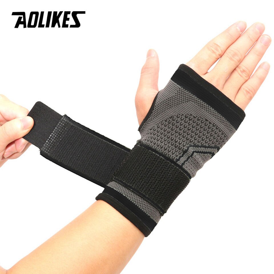 Aolikes 1 stück sport-schutzausrüstung box-handbandagen + gewichtheber-bandage handgelenkstütze