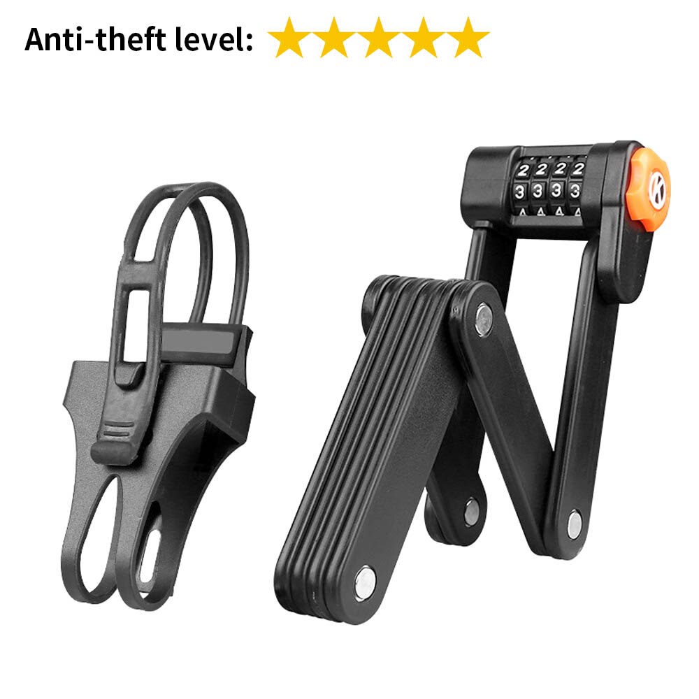 Candado en U de Fuerte seguridad con Cable de acero para bicicleta, combinación antirrobo, accesorios para bicicleta de montaña, carretera, motocicleta, cadena: STYLE 5