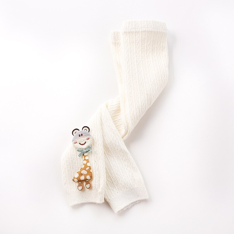 Baby Herfst Winter Panty Baby Peuter Kid Meisje Geribbelde Kousen Katoen Warm Panty Solid Candy Kleur Strakke 0-5Y: WHITE / 1-2Y
