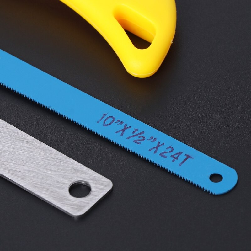 10" 3 In 1 Mini Saw Easy Release Aluminum Saw Hacksaw with Rubber Handle