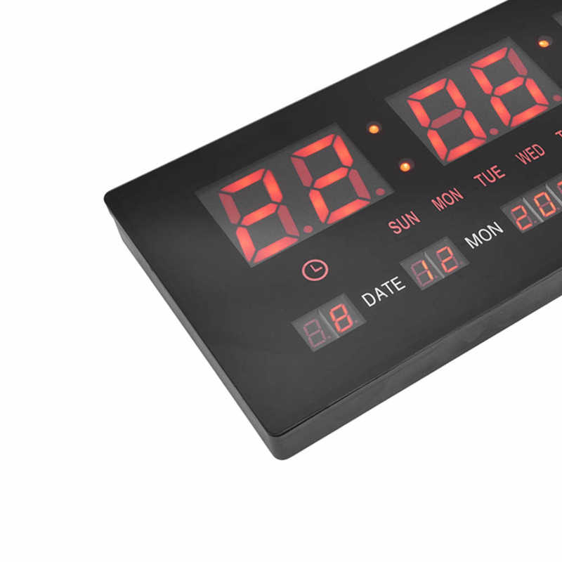 Digital Wall Clock Gym Wall Clock Clear Display for Public Place for Office for School