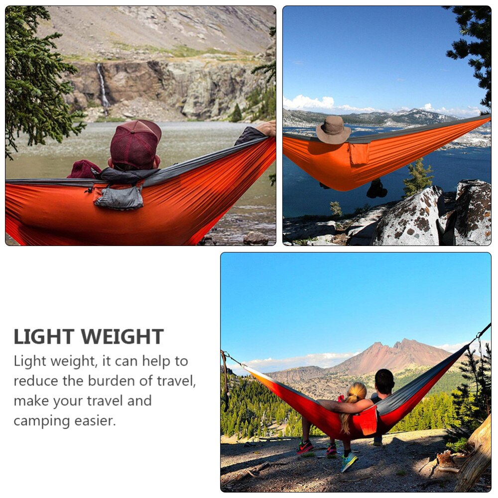 Camping Travel Hiking Hammock Lightweight Outdoor Portable Hammock Swing