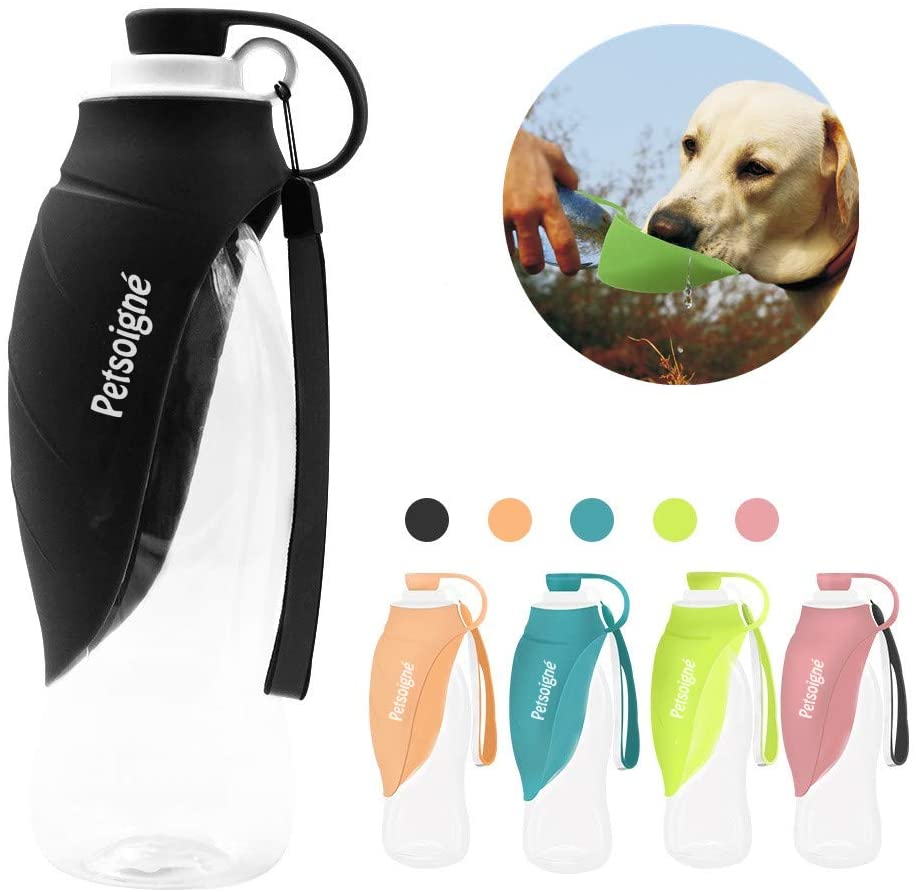 Botella de agua deportiva de silicona para perro, tazón portátil de viaje para cachorro, gato, dispensador de agua para mascotas al aire libre, accesorios para perros