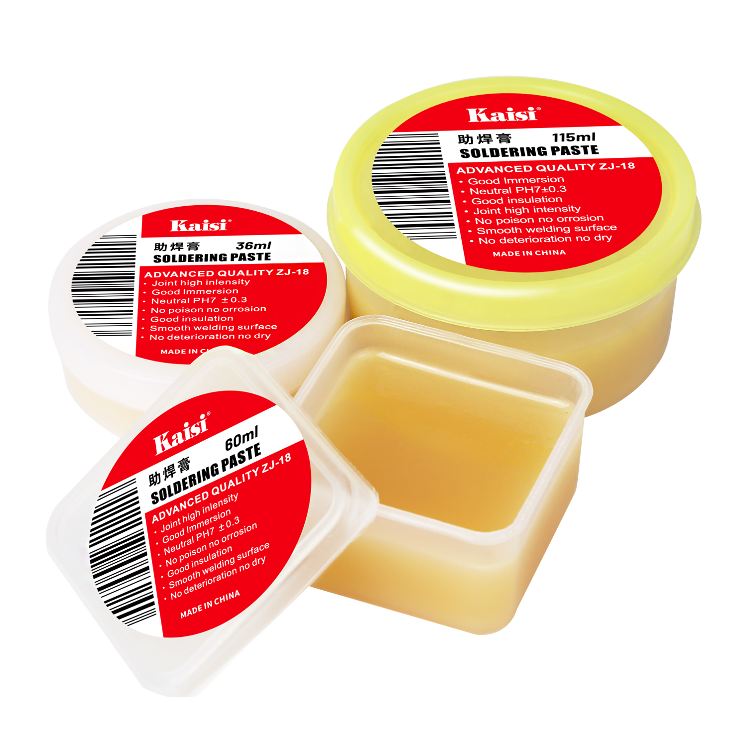 Kaisi Lötpaste 30g 40g 100g Lötflussmittel für SMD PCB BGA SMT Schablone Reparatur Schweißen nacharbeiten Bahnhof