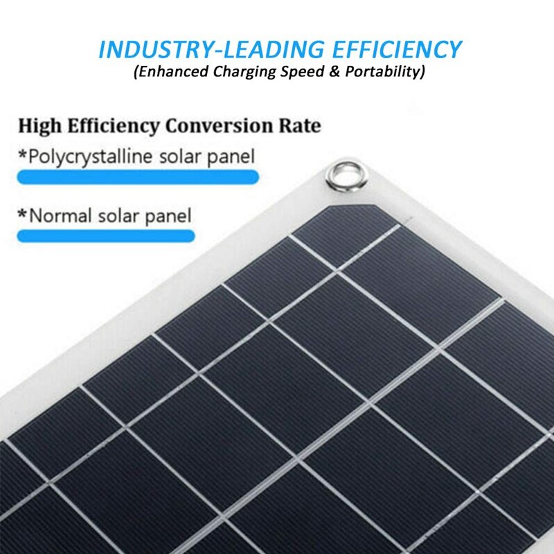 15W 12V Dual Usb Output Polykristallijne Cellen Efficiënte Ultradunne Zonnepanelen, Voor Opladen Digitale Apparaten