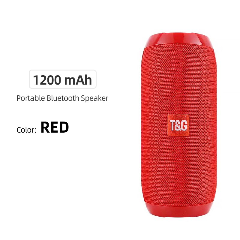 Enceinte Bluetooth TG117 10W – Caisson De Basse Portable, étanche Et Sans Fil, Couleur Bleue