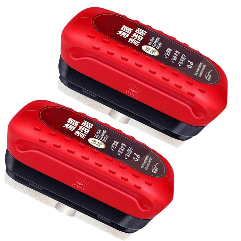 Car Glass Oil Film Remover Powerful Cleaner Car Glass Sponge Cleaning Brush Windshield Clear Window Stain Wiping Auto Detailing: MULTI