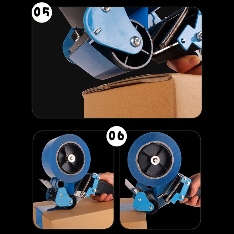 6cm Width Tape Cutter Sealing Tapes Gun Dispenser Packaging Parcel Machine Handheld Packer Tool Holder Tape Dispenser