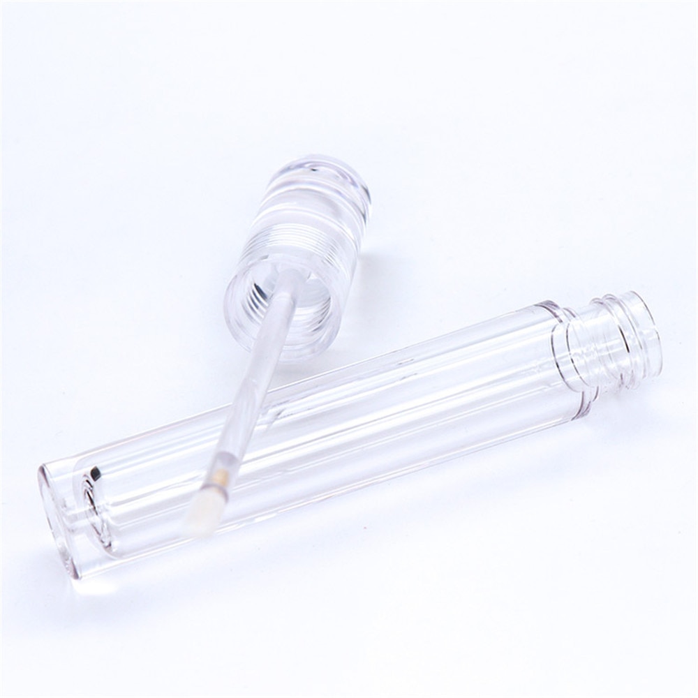Lege 7.8ml lipgloss tubes ronde transparante lipgloss tubes met staafje lege lipgloss tubes helder  f3864