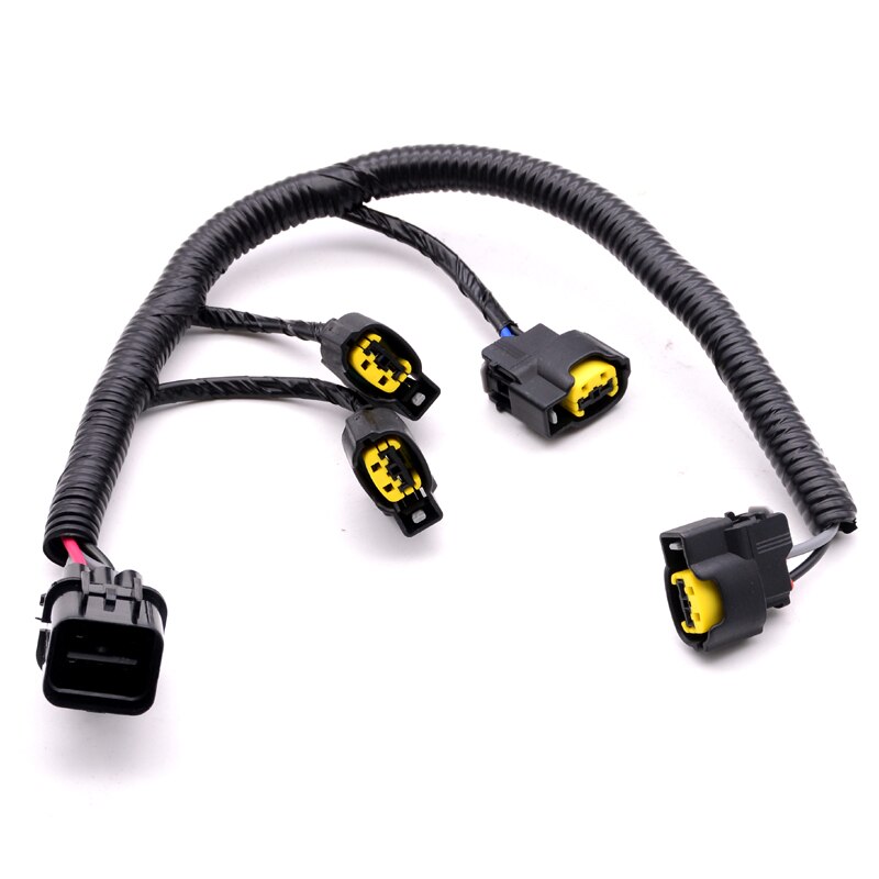 Car Ignition Coil Cable Plug Extension Wire Harness For Kia Rio Soul Ceed Cerato Spectra Forte Rondo Hyundai Elantra Accent 1.6L