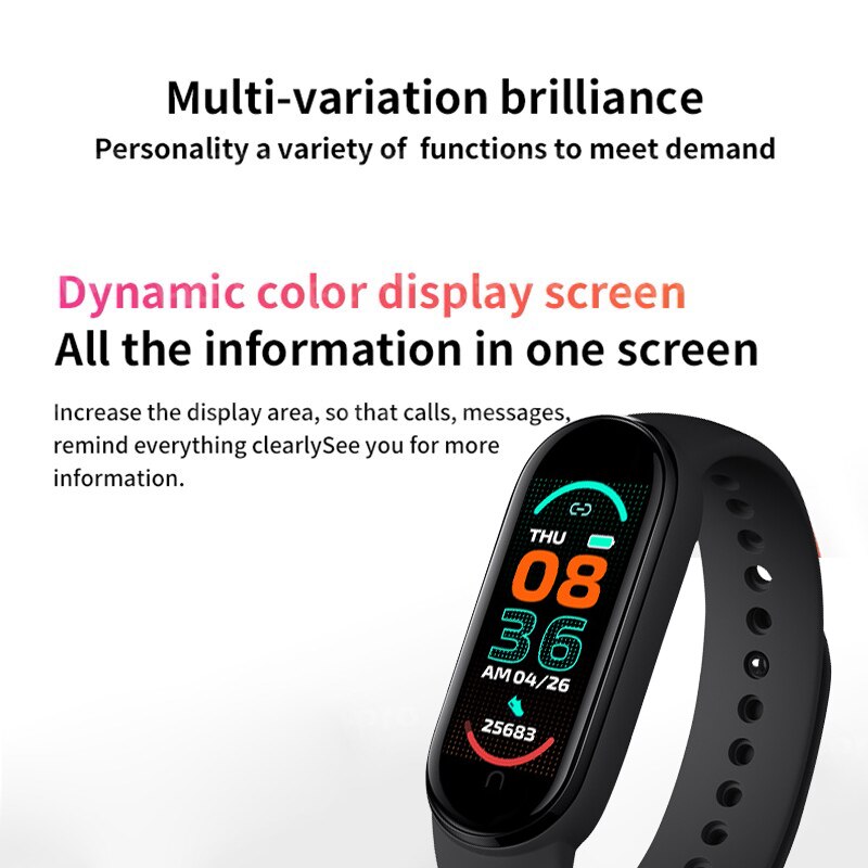 Smart Bluetooth APP bracelet, removable USB charging, step count PR blood pressure Sop2 health monitoring Sports bracelet