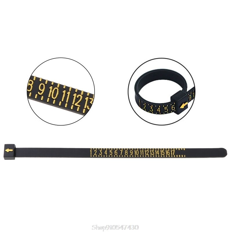 Doigt de mesure anneau Standard cercle US/Hong Kong/japon/Europe/royaume-uni ruban règle bijoux accessoire mesure jauge outil D30 directe: 1