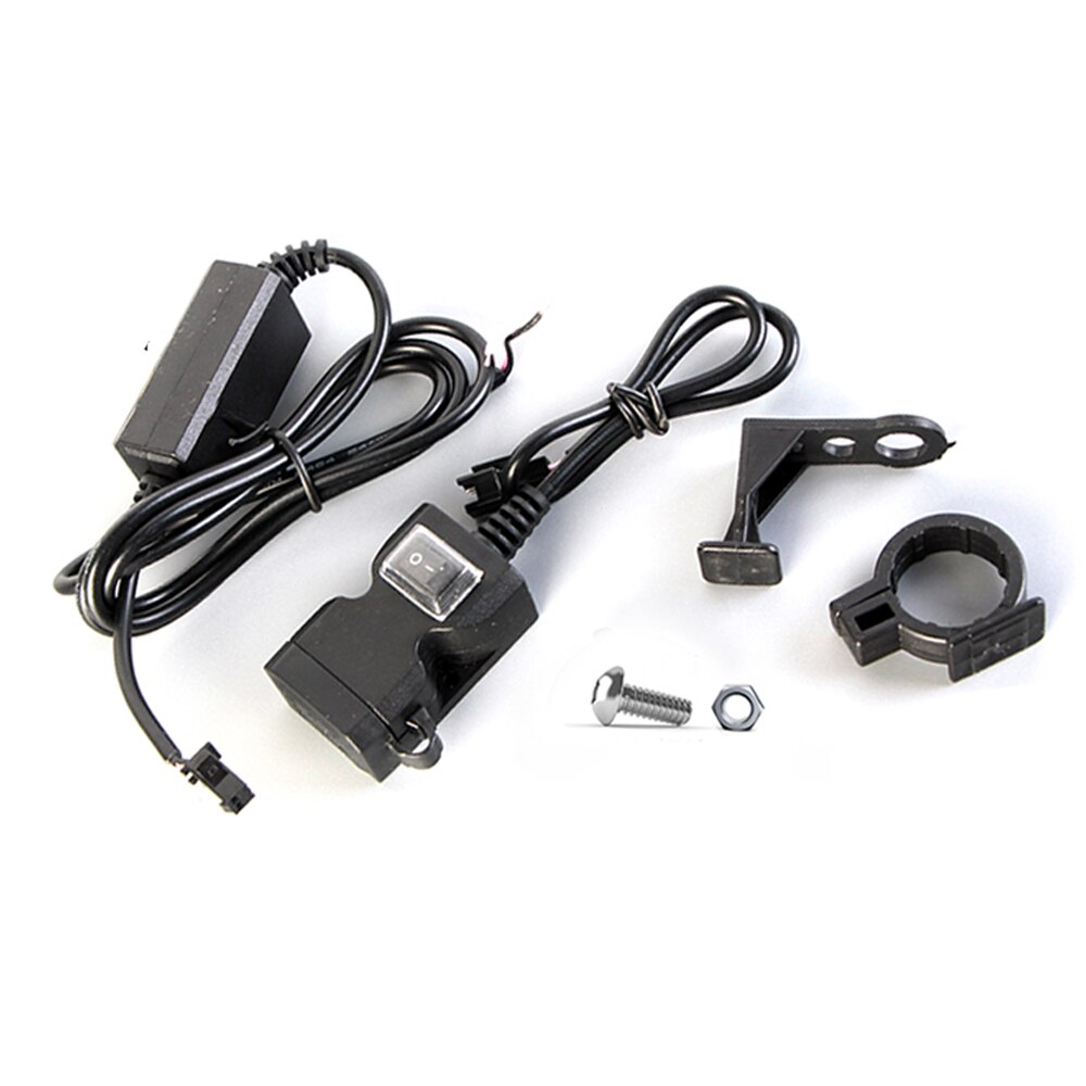Dual USB Port 12-24 V/9-90 V Motorrad Lenker Ladegerät Adapter Netzteil Buchse für handy Handy Wasserdicht