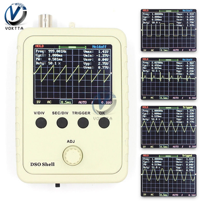 Fully Assembled / DIY Kit Original 15001K DIY Digital Oscilloscope Kit 2.4 inch With Housing Case Box
