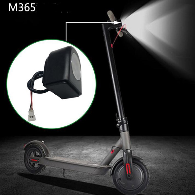 Elektrisk scooter forlygte lampe led lys front lampe udskift til xiaomi  m365 elektrisk scooter tilbehør