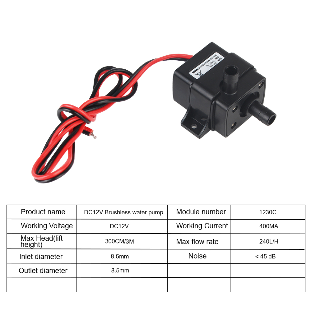 Image showcasing Water Circulation 120L/H Mini Submersible Pump USB... – Grandado