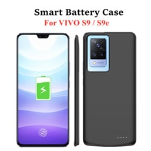 Siliconen Acculader Gevallen Voor Vivo S9e 5G Batterij Case 6800Mah Backup Powerbank Opladen Cover Voor Vivo S9 power Bank Case