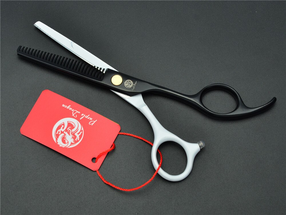 6 inch Hairdressing scissors set Straight Thinning Barber shears Personality Hair Cutting Shears: PD-6TWBgift box