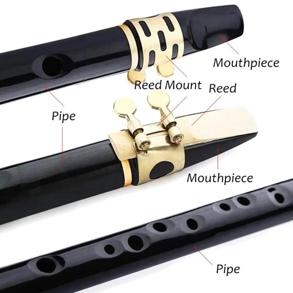 Mini Pocket Saxophone Plastic Practicing Training Sax Instrument for Beginner Mini Pocket Saxophone