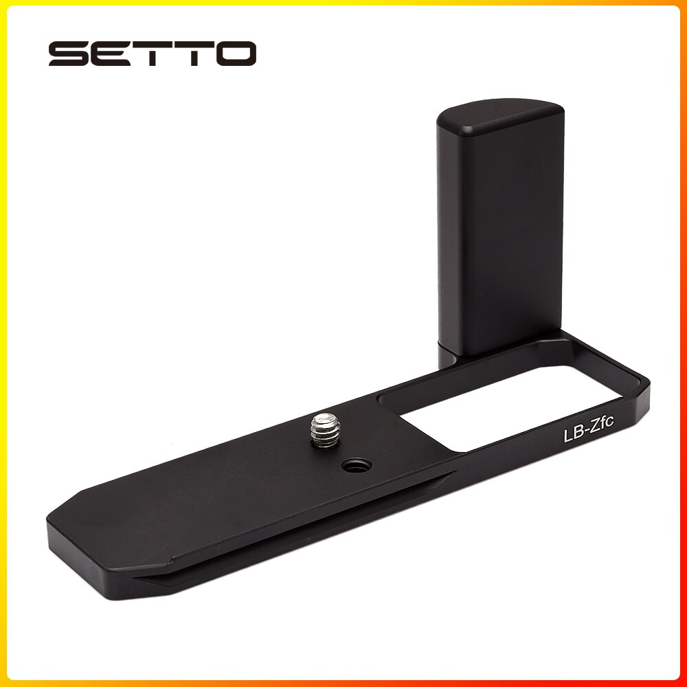 Empuñadura de Metal para cámara Nikon Zfc, placa de liberación rápida, Compatible con Arca/RRS