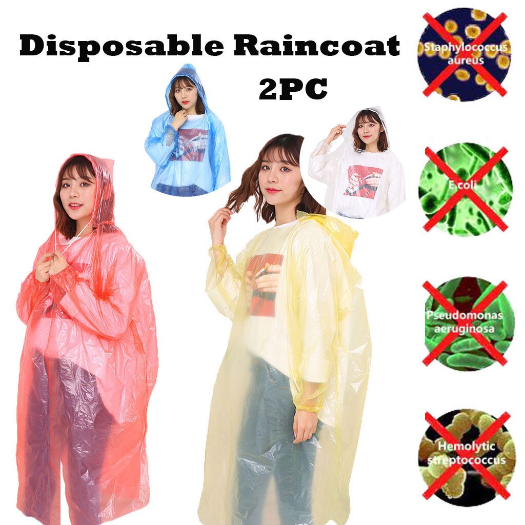 Oranje wegwerp regenponcho's (100 stuks Oranje wegwerp regenponcho's (100 stuks