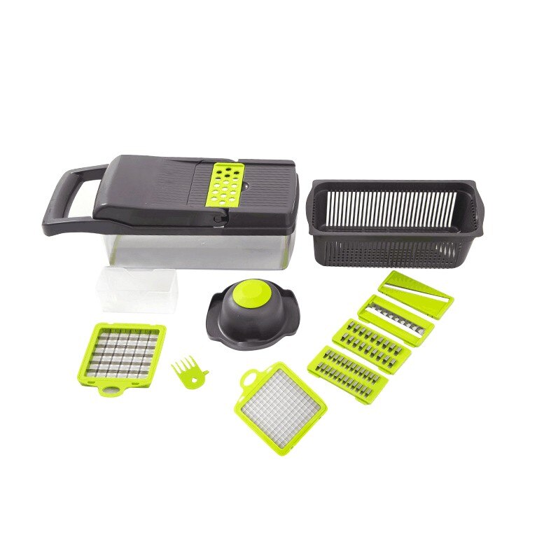 7 en 1 coupe-légumes trancheuse alimentaire Dicer Nicer légumes fruits éplucheur Chopper Cutter carotte fromage râpe #0811g30
