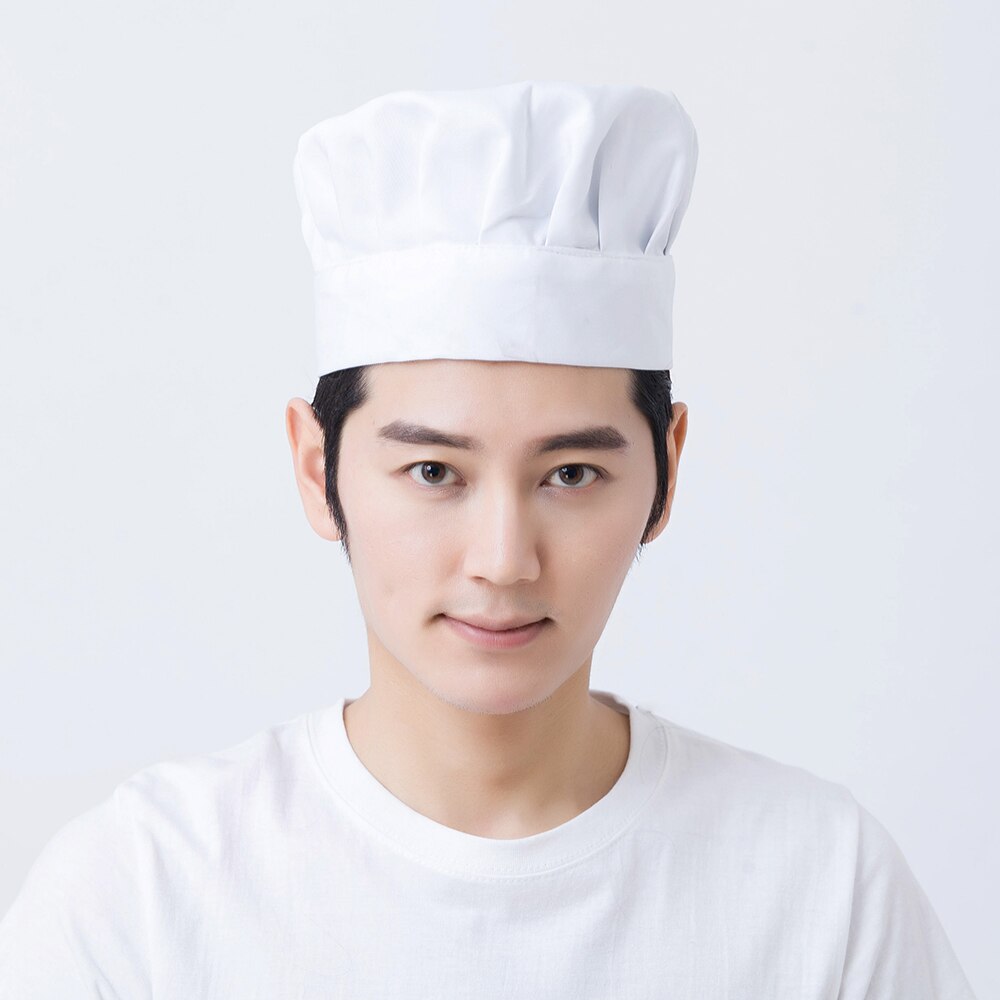 Summer White Breathable Mesh Hat Chef Cooking Work Hat Restaurant Hotel Bakery Waiter Hat Factory Workshop Work Dust Hat Unisex: 2