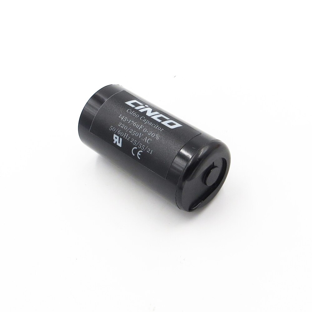 Compresor de aire 145-176MFD 220V 250V 275V CD60 condensador de inicio de lavadora 145-176 mf uf compresor 220VAC 250VAC