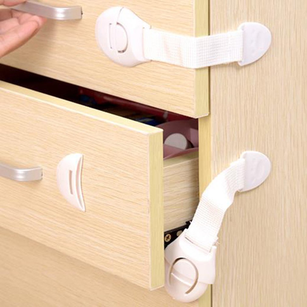 Baby infant Safety Lock Corner Cabinet Drawer Padlock Protection Children Security Door Safety Lock