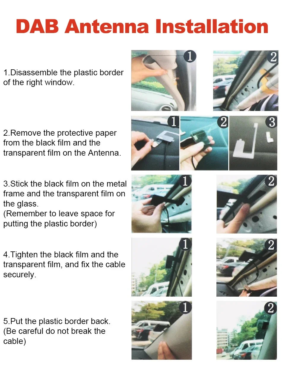 DAB/DAB+ Antenna With USB Adapter Universal Android Car Radio GPS Stereo Receiver DAB DAB+ Signal Head Unit Player