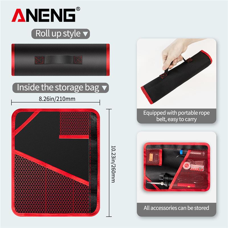 ANENG SL103 Electric Soldering Iron Set Adjustable Temperature Digital Display Welding Repair Tool 60W Portable Electrocautery