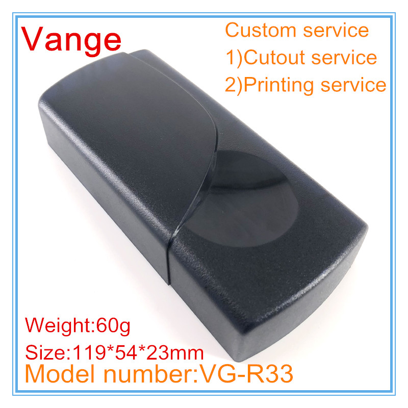 2pcs/lot molding extrusion junction box IP54 ABS plastic diy enclosure case 119*54*23mm for door access controller