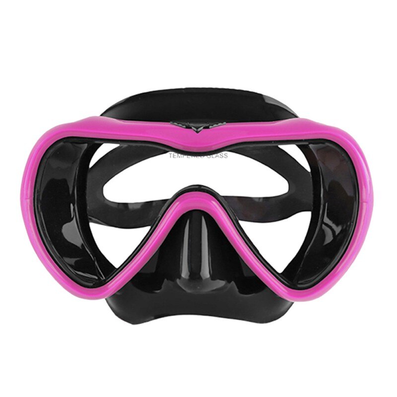 Anti-Fog Zwemmen Duikbril Snorkel Buis Snorkelen Masker Snorkel Buis Set Duiken Masker: purple mask