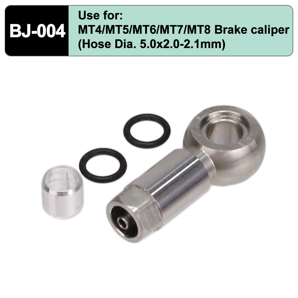 HEPPE Fahrrad hydraulische Bremse Banjo passend zu Edelstahl Schlauch passend zu Olive Verbinder für BH90 SLX/XT/XTR MT4/5/6/7/8 Bremse: Rosa