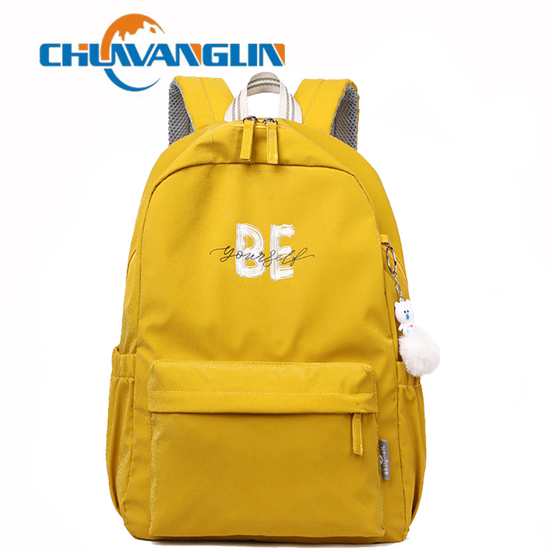 Chuwanglin college-stijl damesrugzak schooltas voor tienermeisjes waterdichte nylon tas reistassen dames  a91603