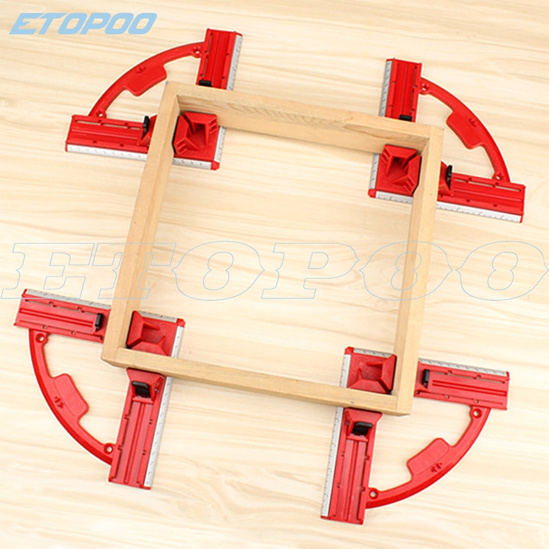 90 Degree Angle Clamp Right Angle Clip Plastic Corner Wooden Clamp Frame Stitching Positioner Fixed Angle For Woodworking Tools