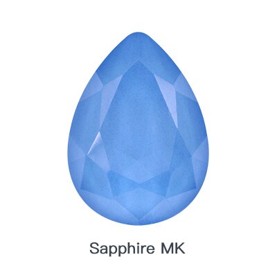 Delikat lys mokka serie rive  k9 glass rhinestones glass strass krystall pointback rhinestones lim på plagget håndverk: Safir mk / 10 x 14mm 10 stk