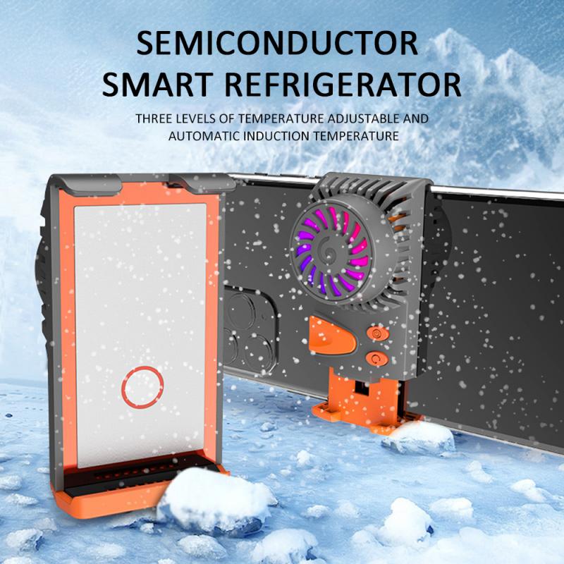 Radiateur Portable pour Smartphone | Radiateur de refroidissement, ventilateur trois niveaux, radiateur Portable pour Smartphone de 4 à 6.5 pouces: 02